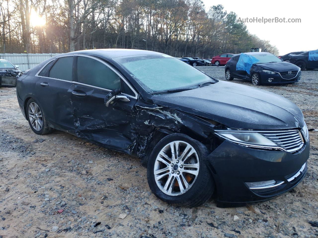 2014 Lincoln Mkz  Gray vin: 3LN6L2GK8ER820978