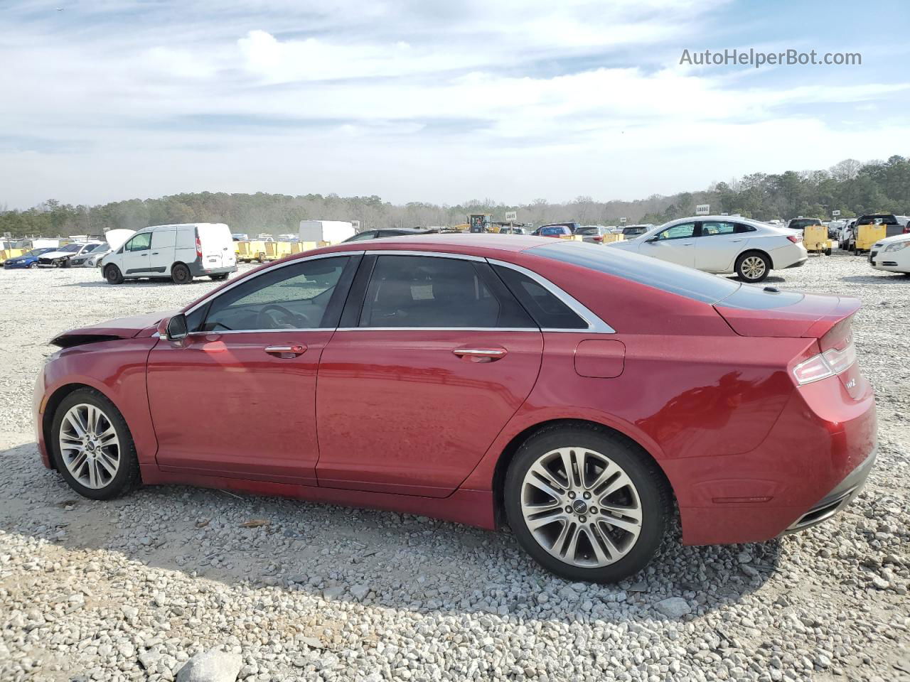 2014 Lincoln Mkz  Red vin: 3LN6L2GK8ER828210