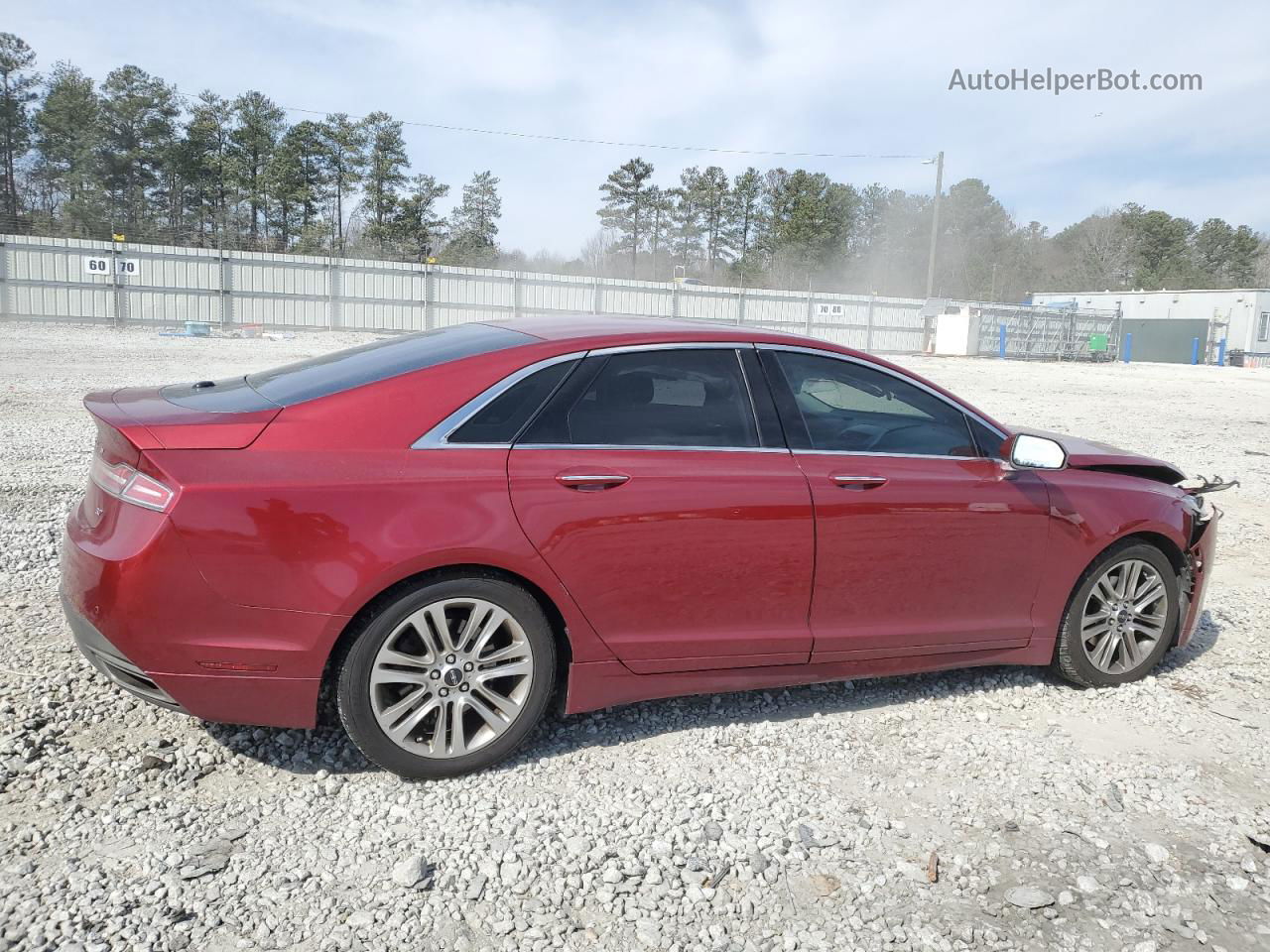 2014 Lincoln Mkz  Red vin: 3LN6L2GK8ER828210