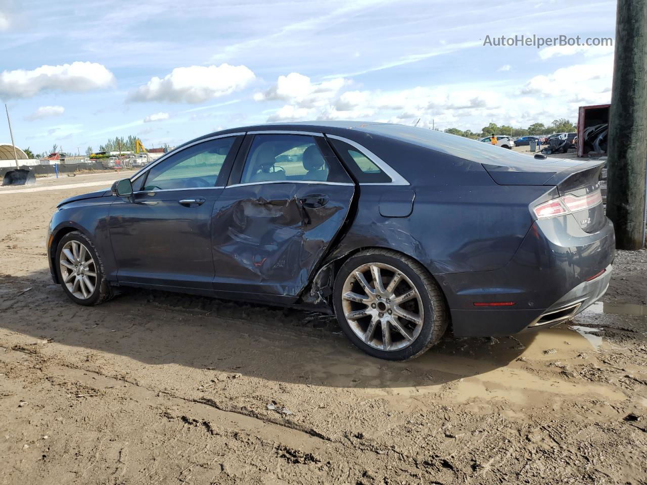 2014 Lincoln Mkz  Угольный vin: 3LN6L2GK8ER833245