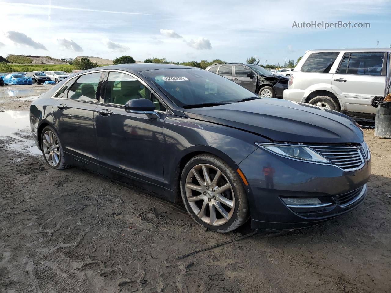 2014 Lincoln Mkz  Угольный vin: 3LN6L2GK8ER833245