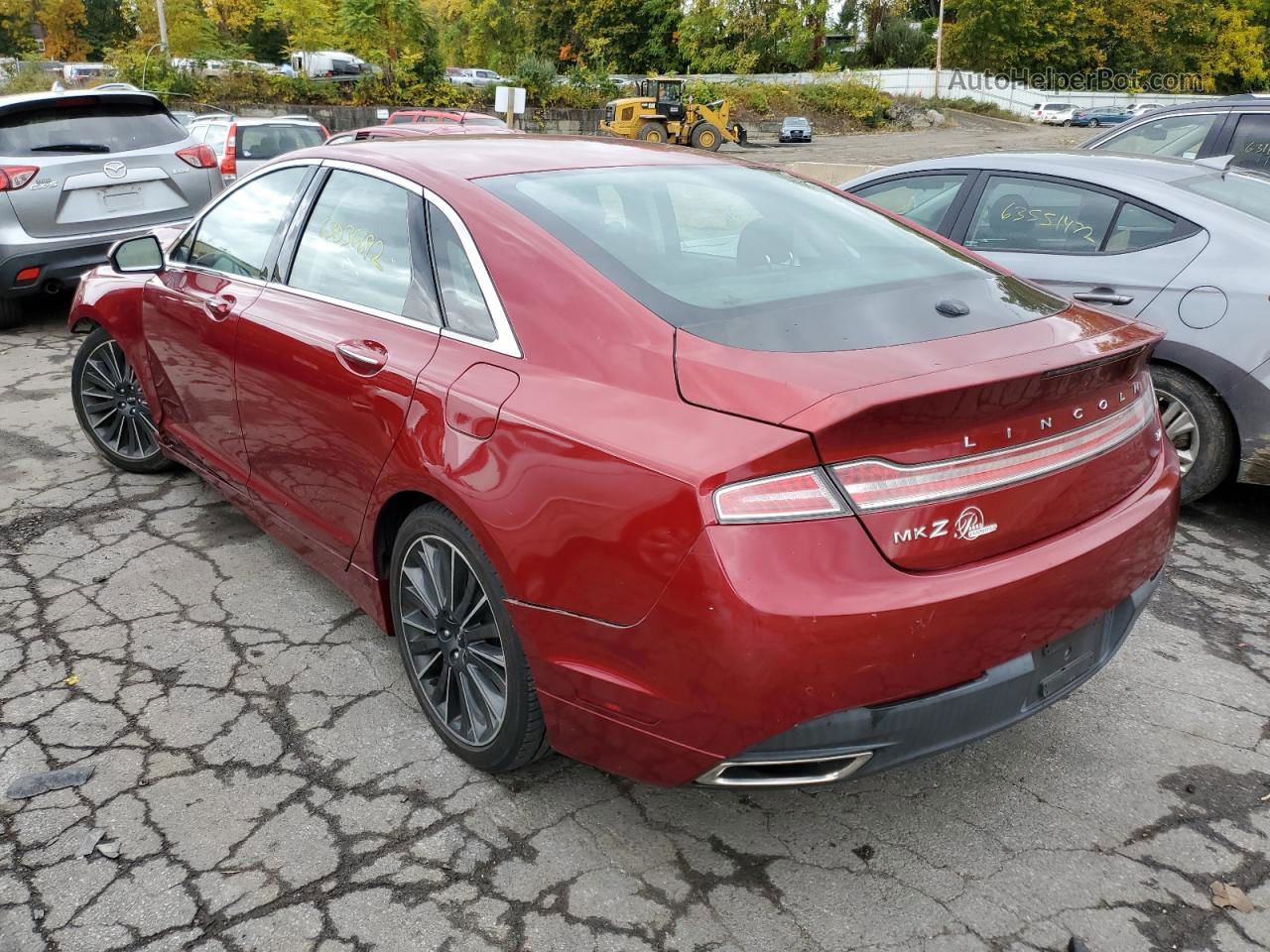 2016 Lincoln Mkz  Красный vin: 3LN6L2GK9GR631999