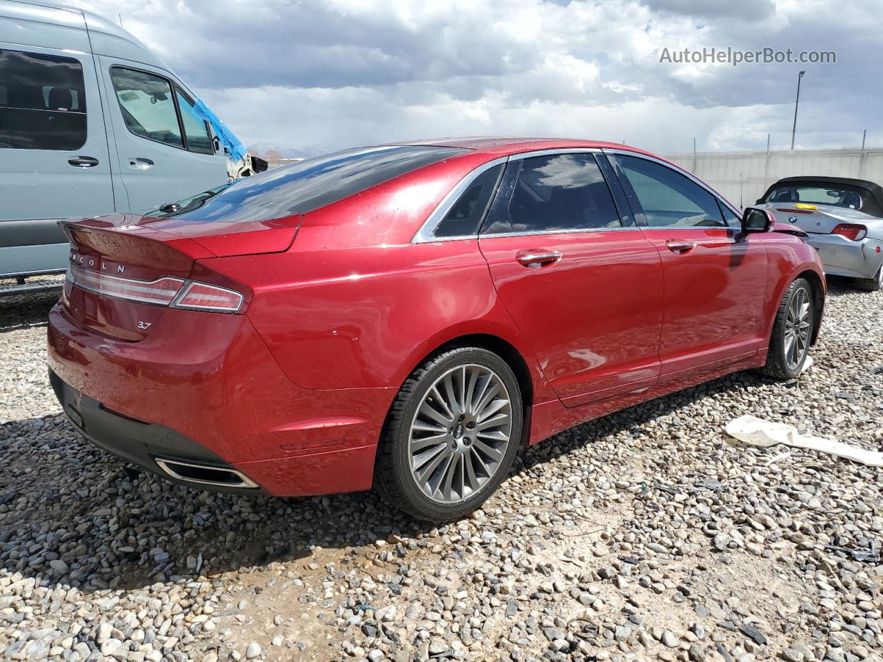 2014 Lincoln Mkz  Red vin: 3LN6L2GKXER825793