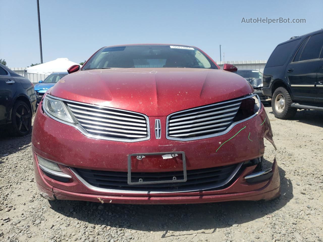 2014 Lincoln Mkz  Темно-бордовый vin: 3LN6L2GKXER828113