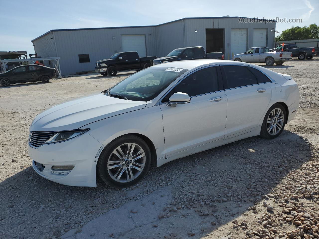 2014 Lincoln Mkz Белый vin: 3LN6L2GKXER831741