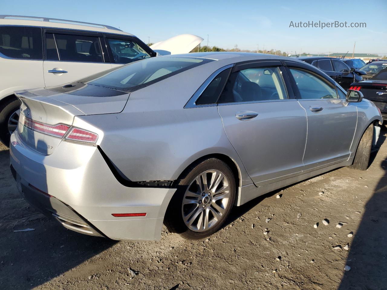 2014 Lincoln Mkz  Silver vin: 3LN6L2GKXER835241