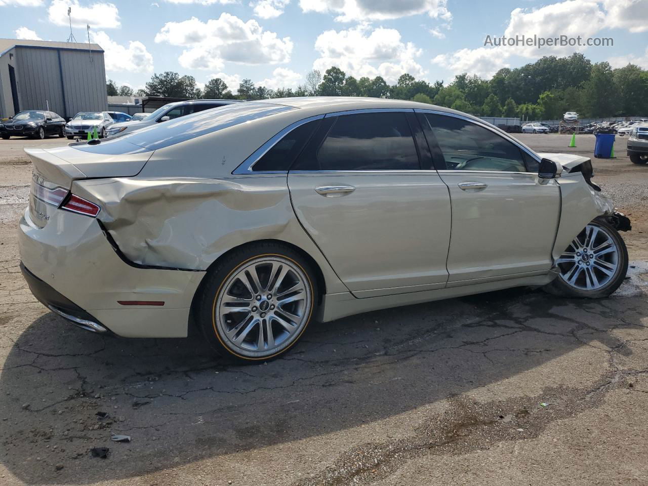 2014 Lincoln Mkz  Tan vin: 3LN6L2J90ER825632