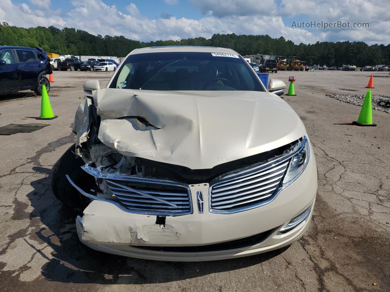 2014 Lincoln Mkz  Tan vin: 3LN6L2J90ER825632