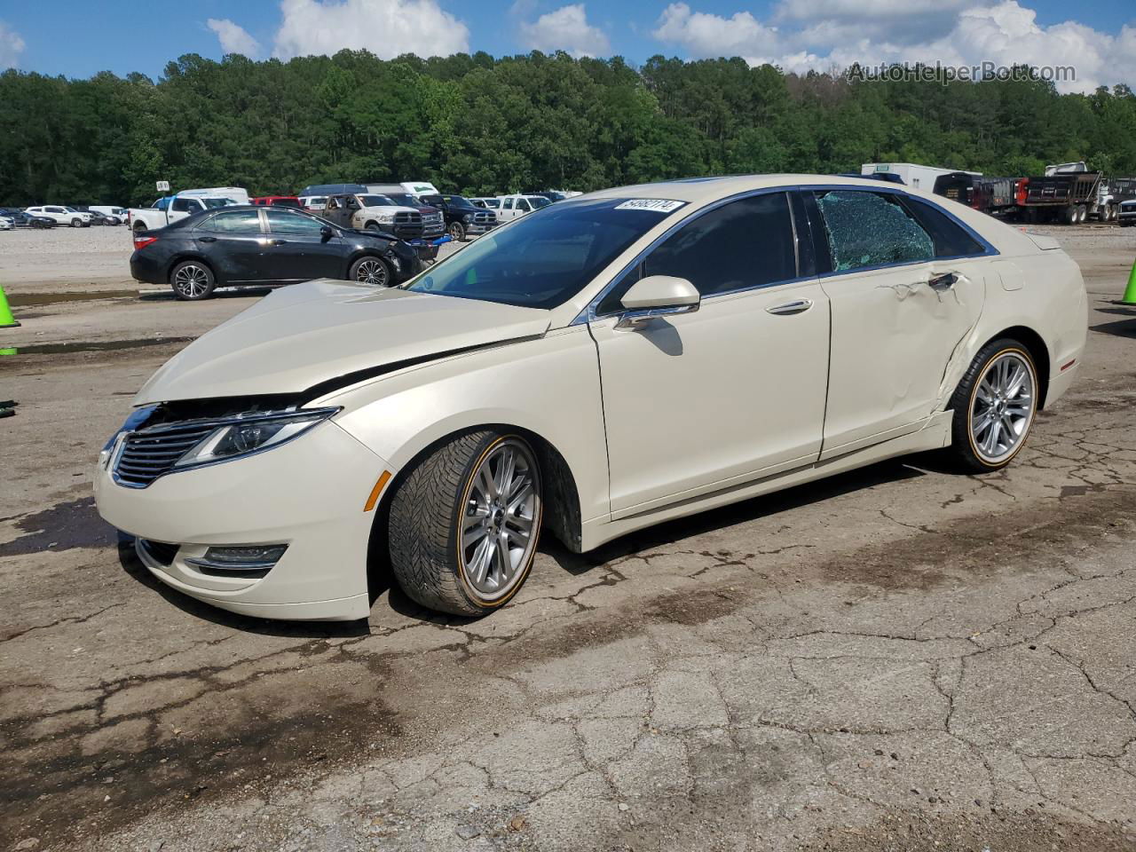 2014 Lincoln Mkz  Tan vin: 3LN6L2J90ER825632