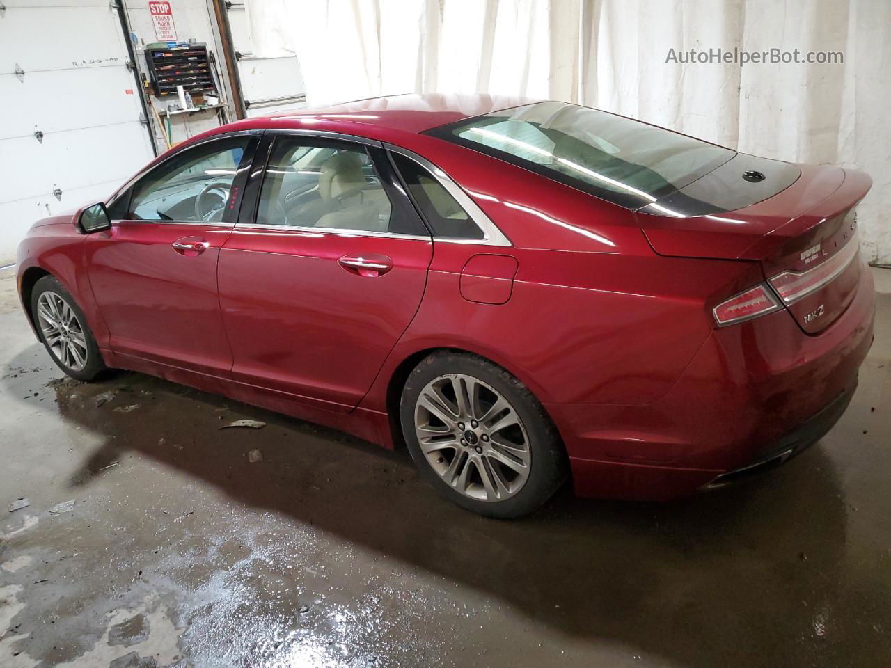 2014 Lincoln Mkz  Red vin: 3LN6L2J90ER835013