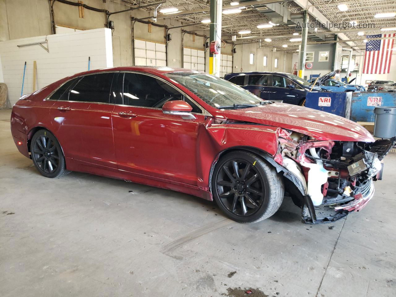 2014 Lincoln Mkz  Red vin: 3LN6L2J91ER829432