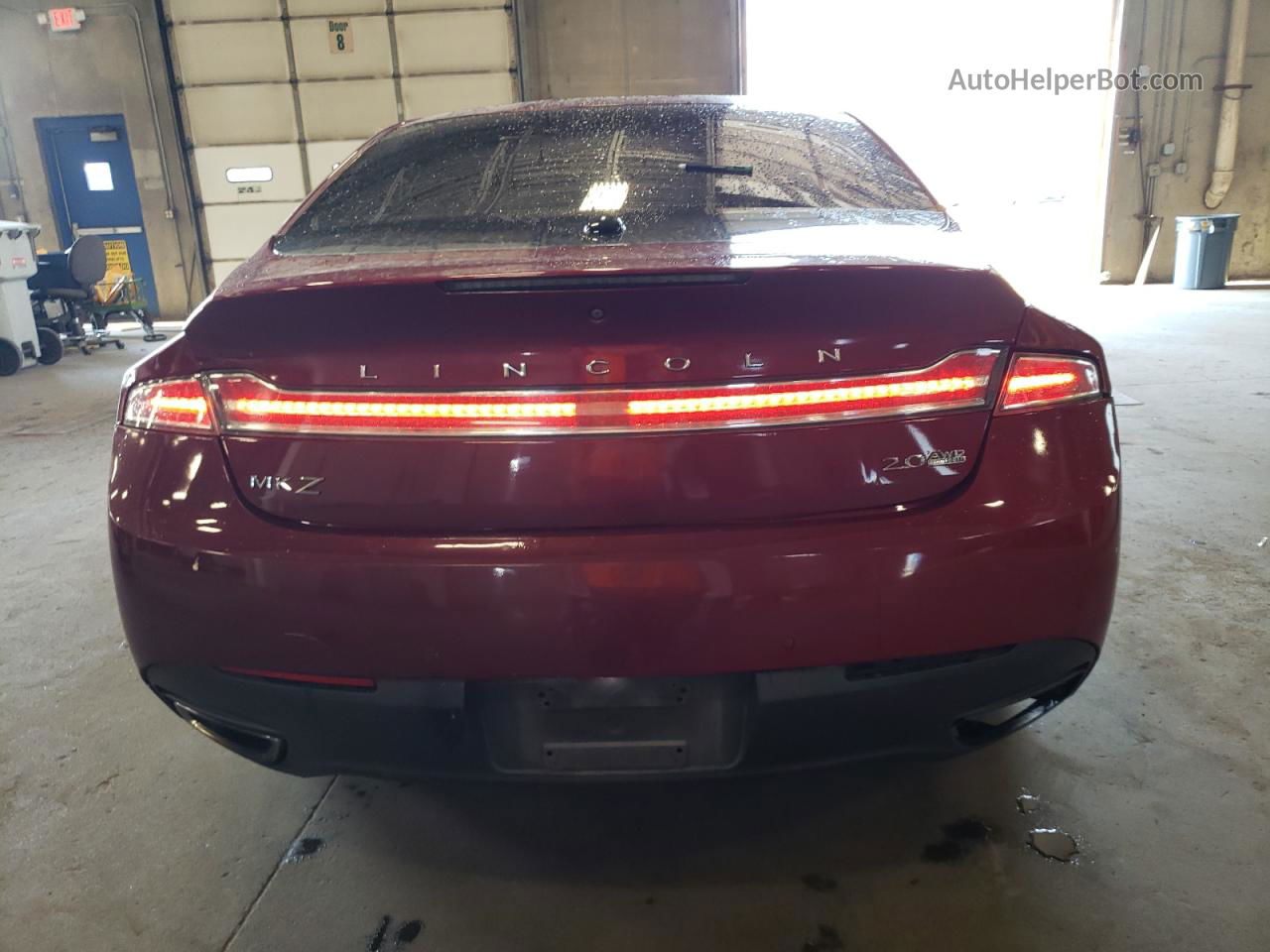 2014 Lincoln Mkz  Red vin: 3LN6L2J91ER829432