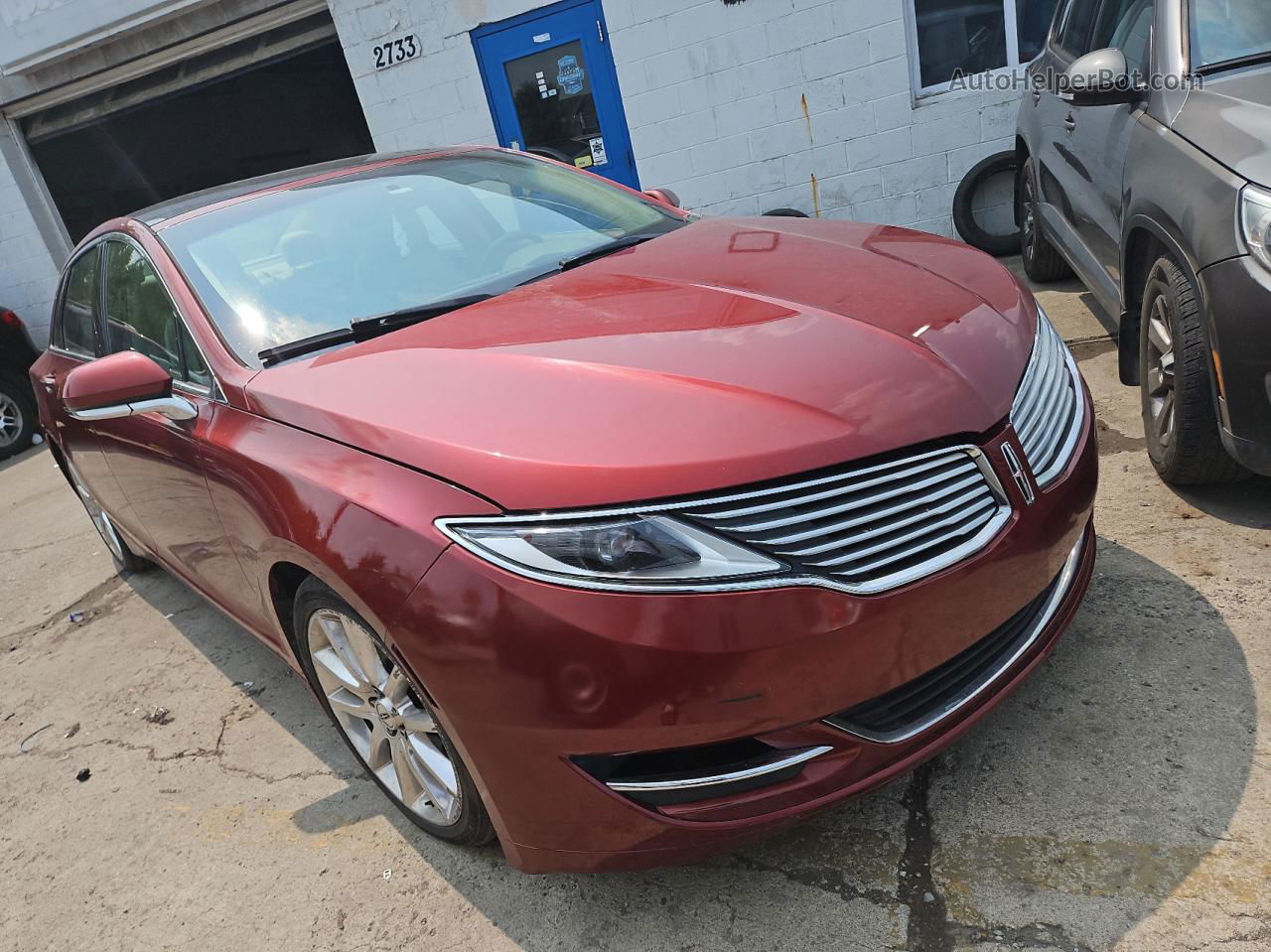 2014 Lincoln Mkz Orange vin: 3LN6L2J92ER826278