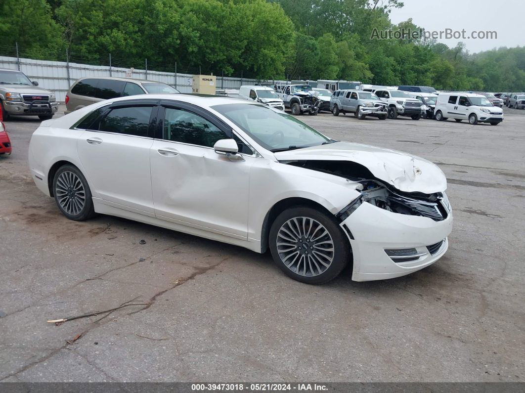 2014 Lincoln Mkz   White vin: 3LN6L2J92ER832033