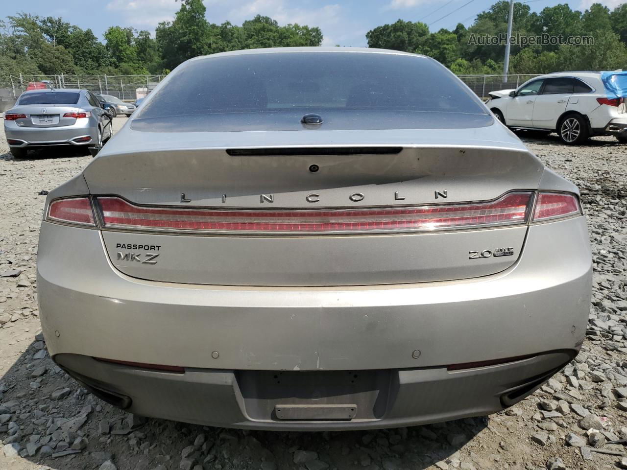 2014 Lincoln Mkz  Silver vin: 3LN6L2J93ER831263