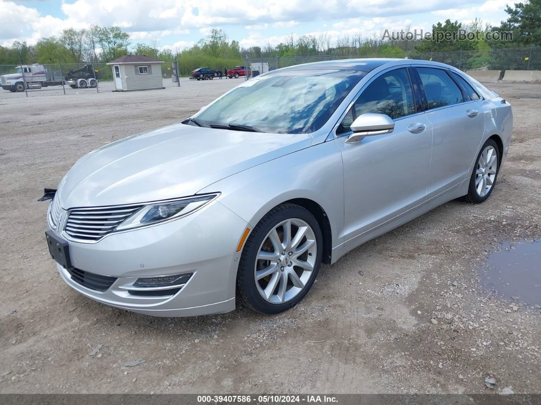 2014 Lincoln Mkz   Silver vin: 3LN6L2J94ER813418