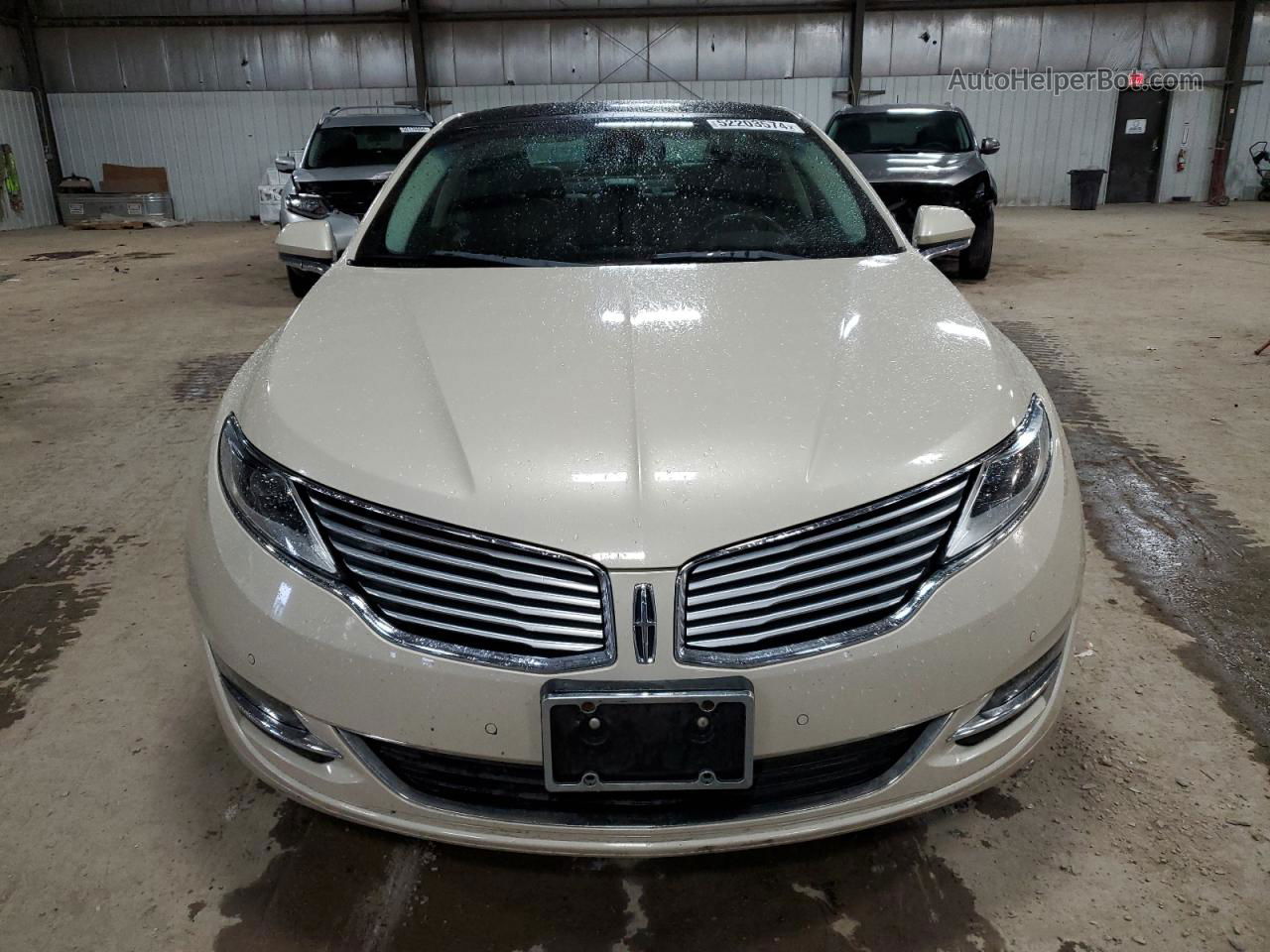 2014 Lincoln Mkz  Beige vin: 3LN6L2J94ER823012