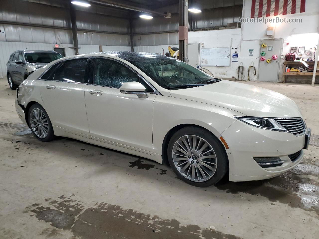 2014 Lincoln Mkz  Beige vin: 3LN6L2J94ER823012