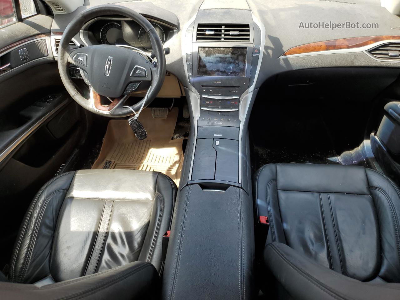 2014 Lincoln Mkz  Красный vin: 3LN6L2J94ER829408