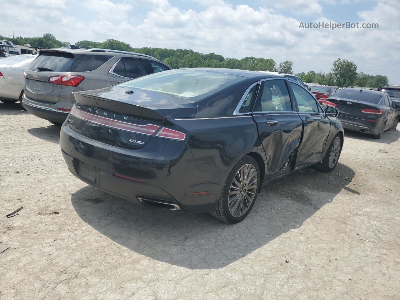 2014 Lincoln Mkz  Black vin: 3LN6L2J95ER803884