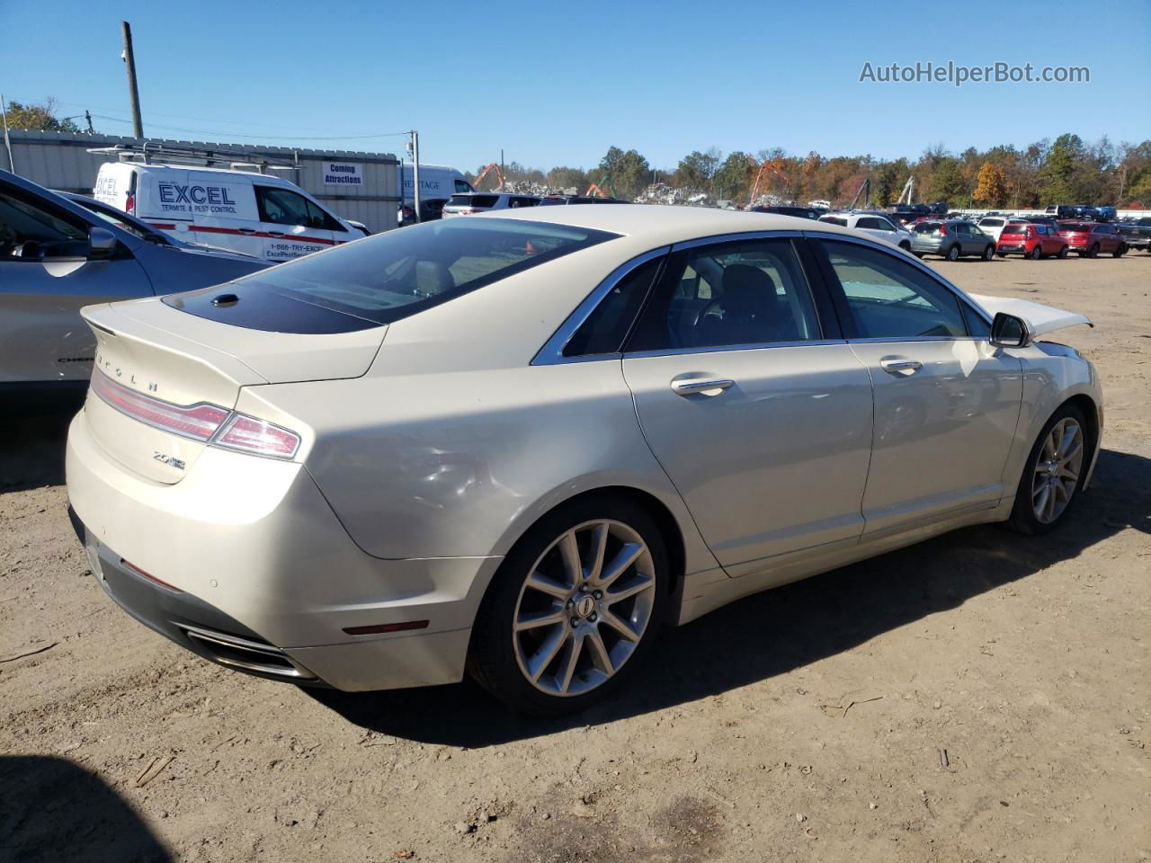 2014 Lincoln Mkz  Beige vin: 3LN6L2J95ER812150