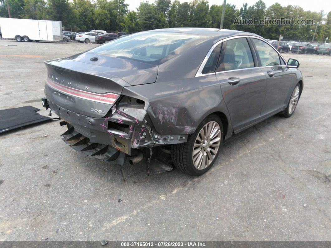 2014 Lincoln Mkz   Gray vin: 3LN6L2J95ER826324