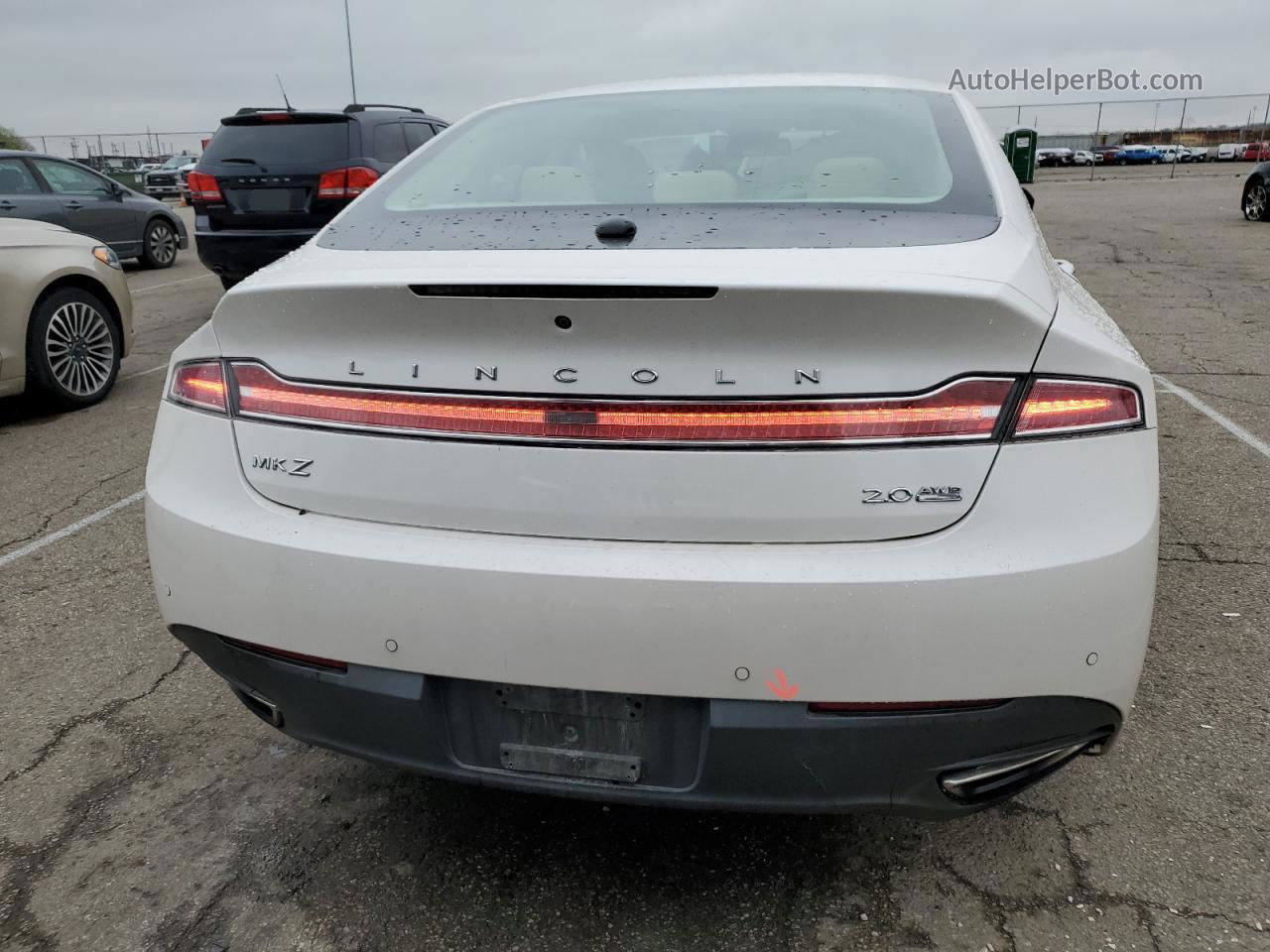 2014 Lincoln Mkz  Белый vin: 3LN6L2J96ER810150