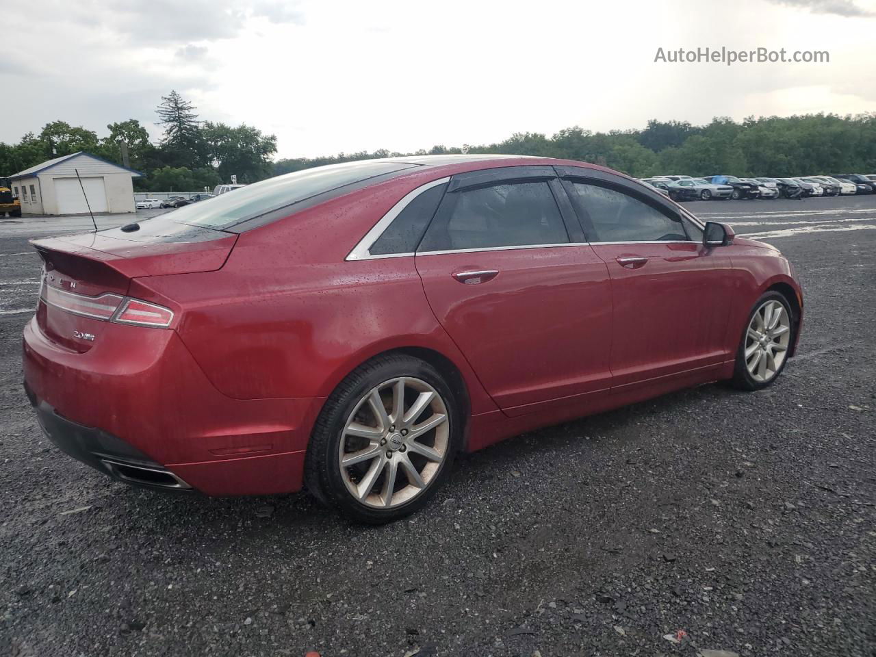 2014 Lincoln Mkz  Бордовый vin: 3LN6L2J97ER800226