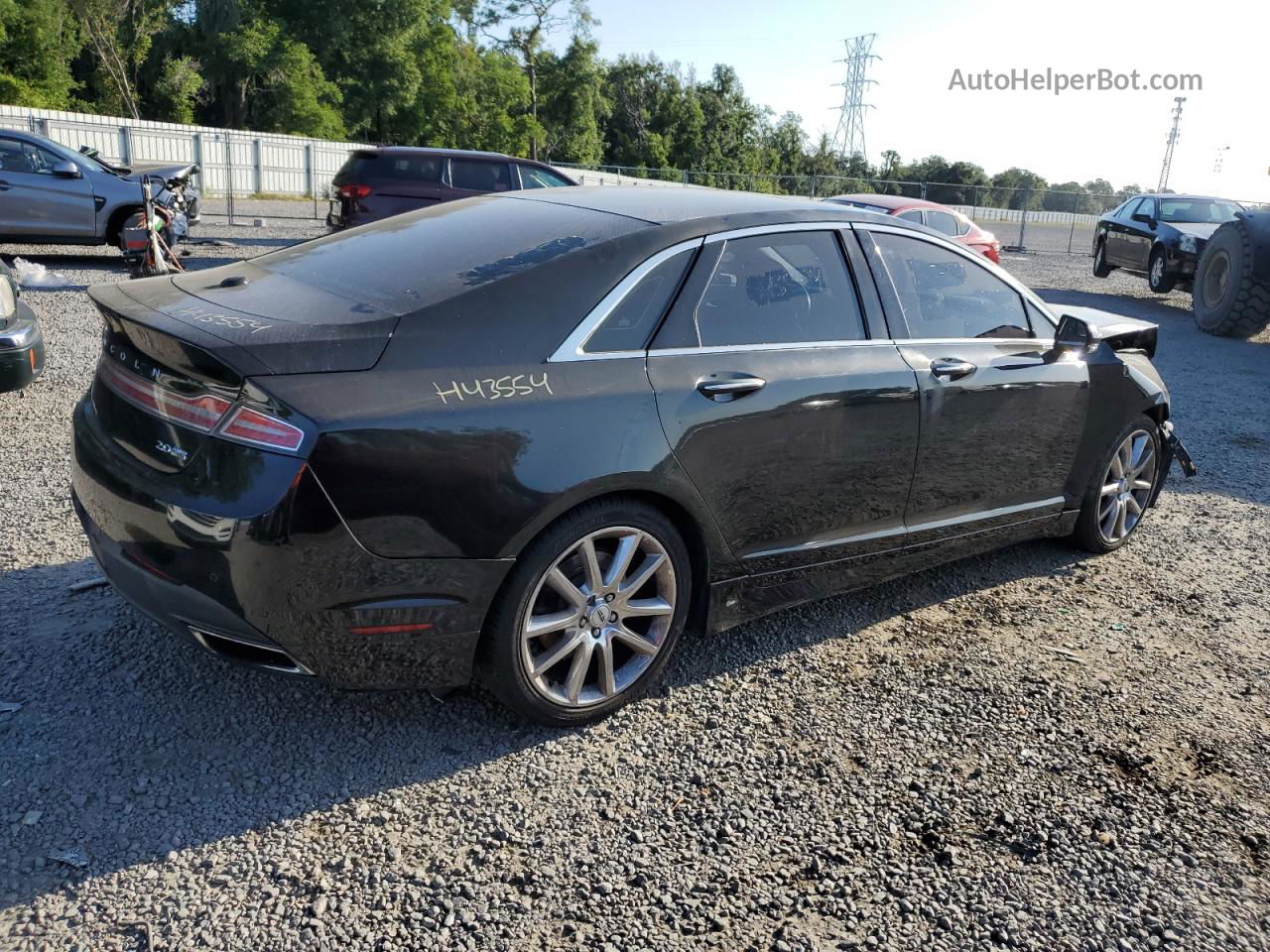 2014 Lincoln Mkz  Black vin: 3LN6L2J97ER811405