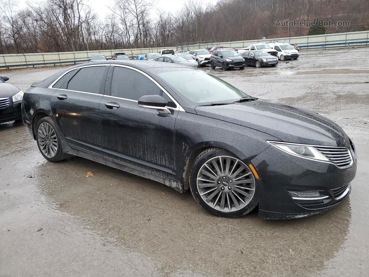 2014 Lincoln Mkz  Black vin: 3LN6L2J98ER827466