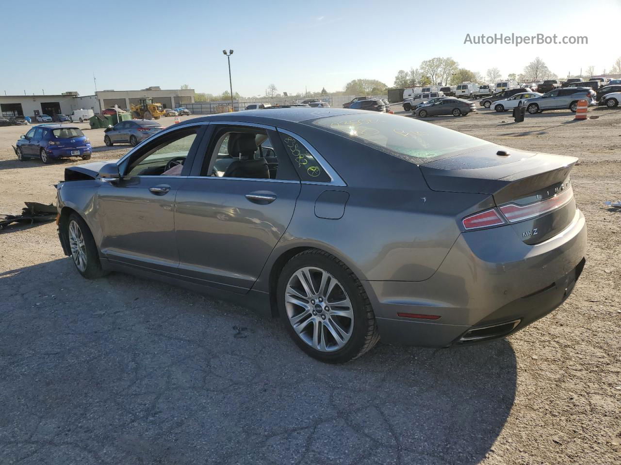 2014 Lincoln Mkz  Gray vin: 3LN6L2J98ER835082