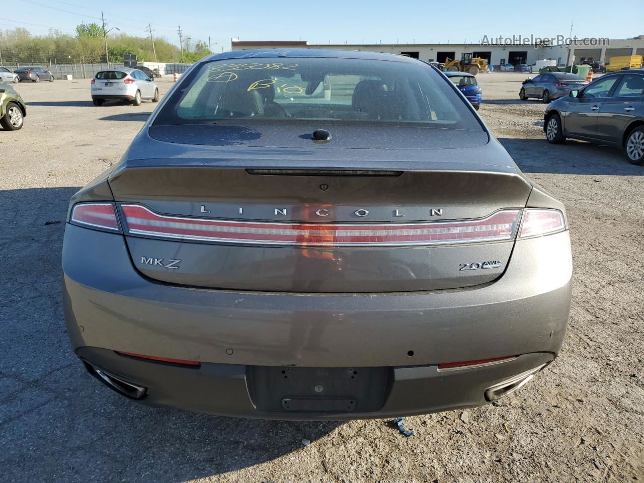 2014 Lincoln Mkz  Gray vin: 3LN6L2J98ER835082