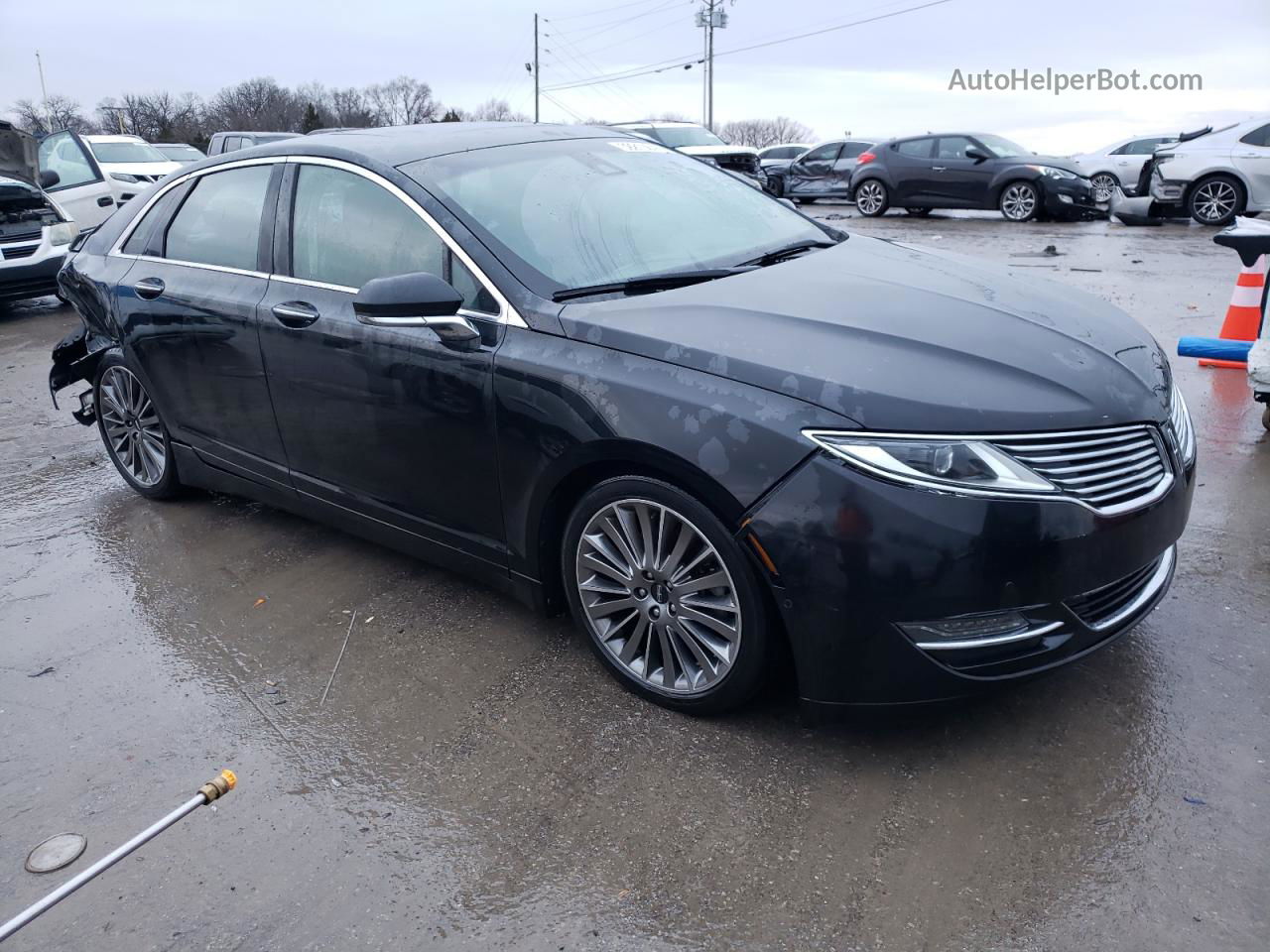 2014 Lincoln Mkz  Черный vin: 3LN6L2J99ER800938