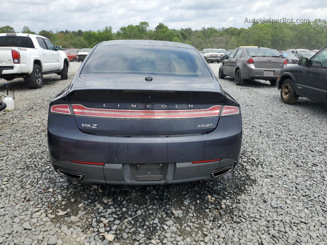 2014 Lincoln Mkz  Gray vin: 3LN6L2J99ER808473