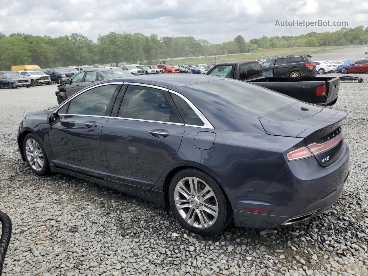 2014 Lincoln Mkz  Gray vin: 3LN6L2J99ER808473