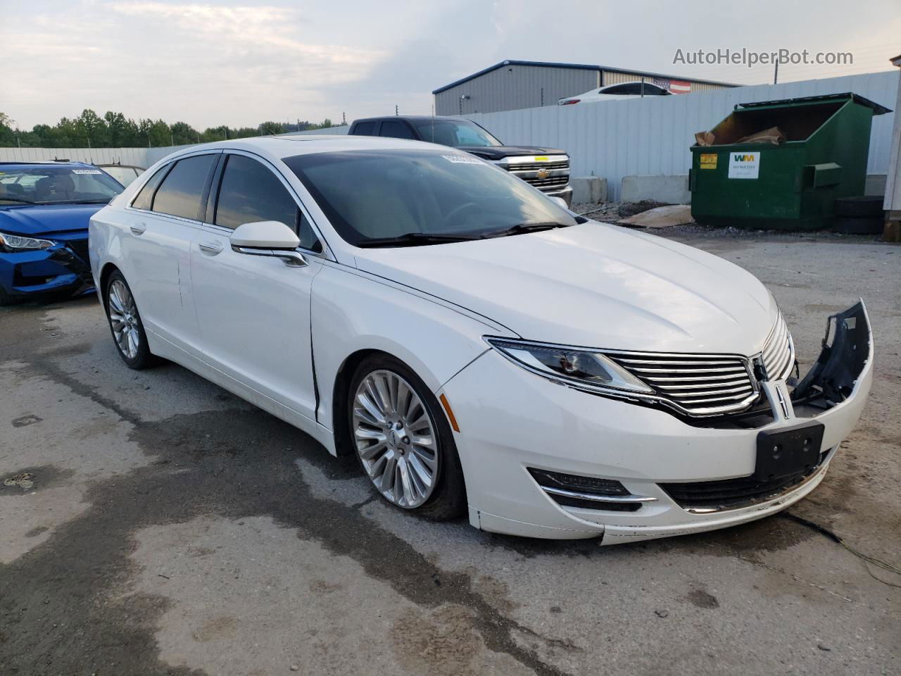 2014 Lincoln Mkz  Белый vin: 3LN6L2J9XER828733