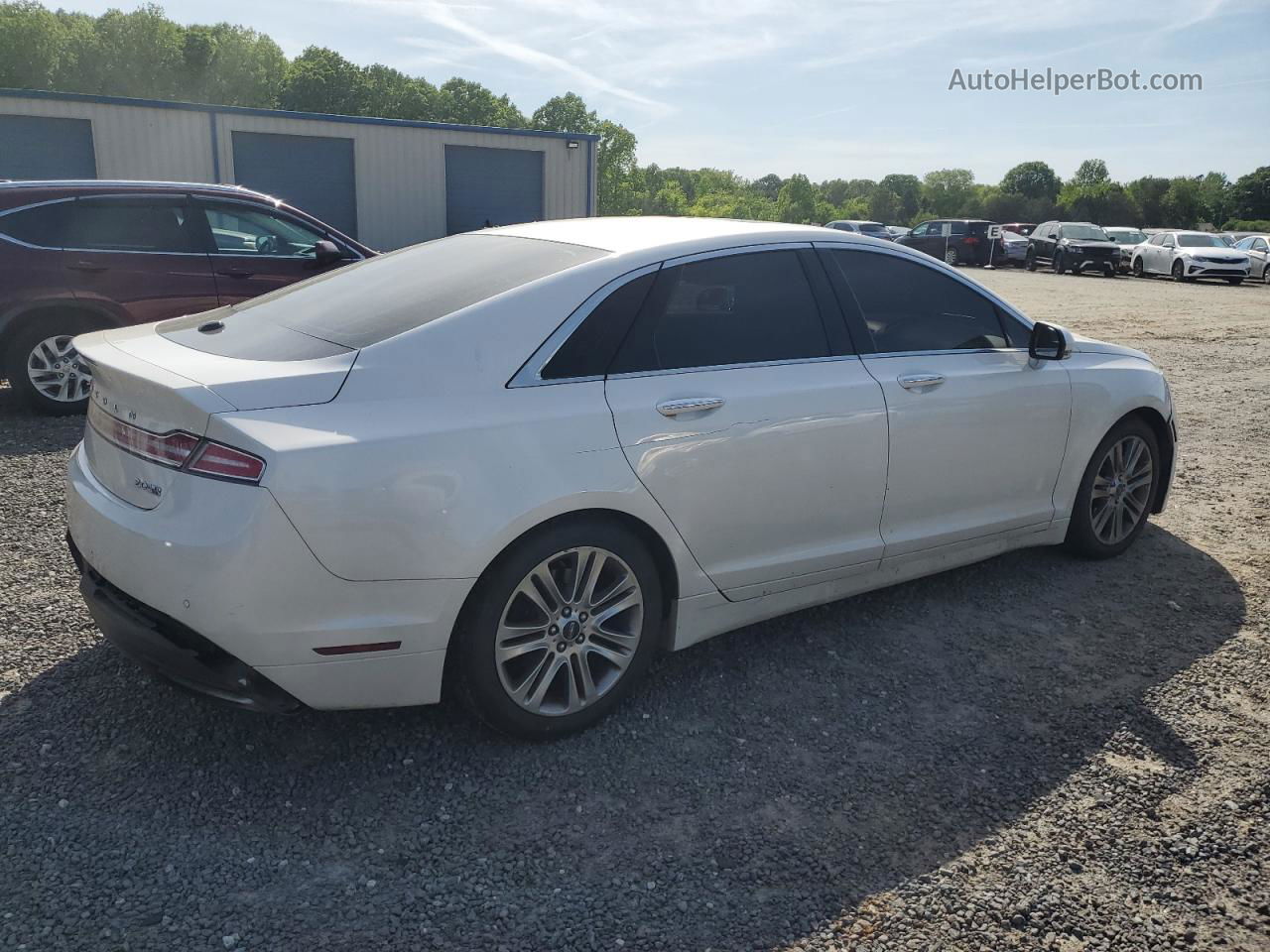 2014 Lincoln Mkz  White vin: 3LN6L2J9XER830854