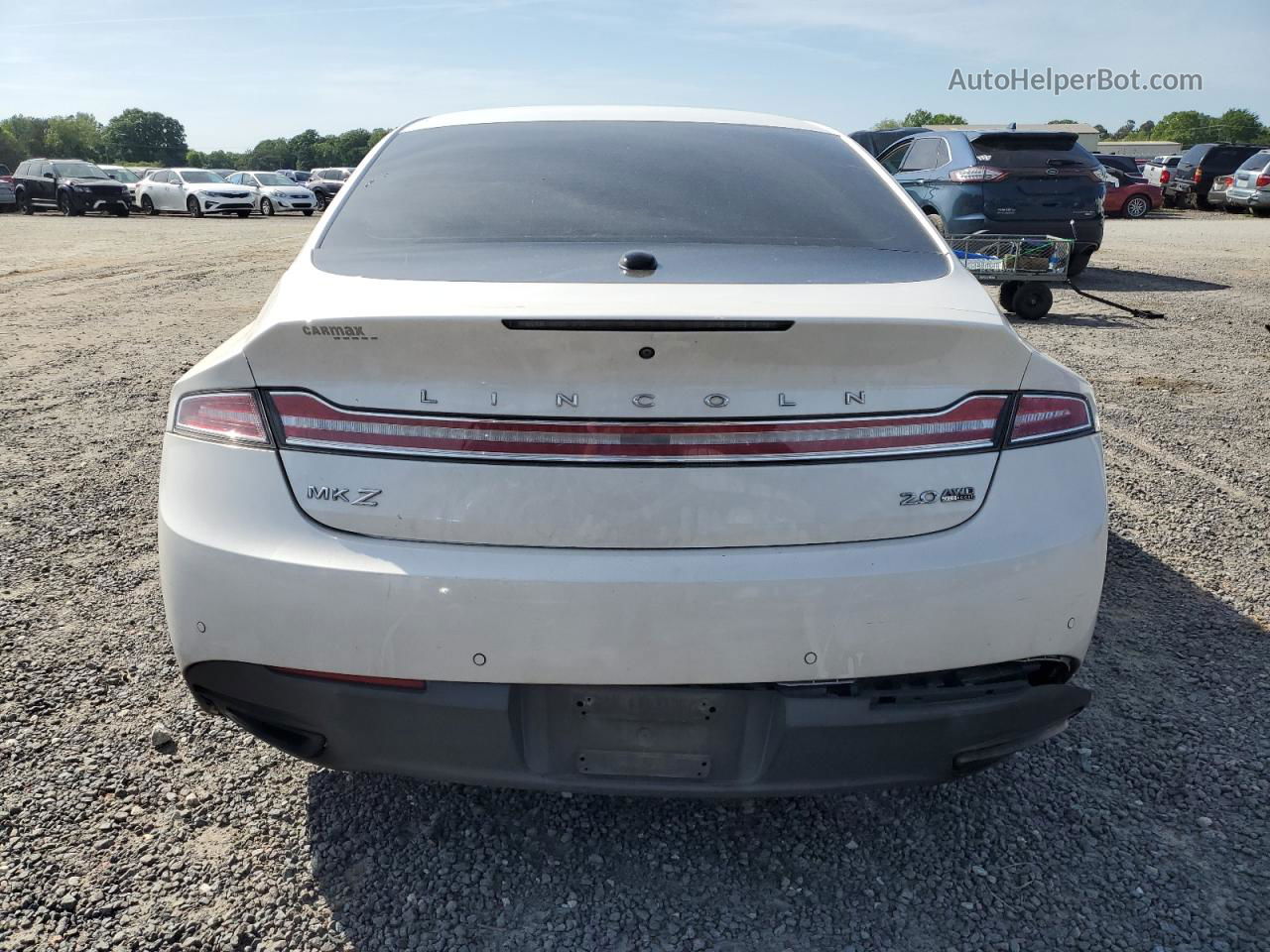 2014 Lincoln Mkz  White vin: 3LN6L2J9XER830854