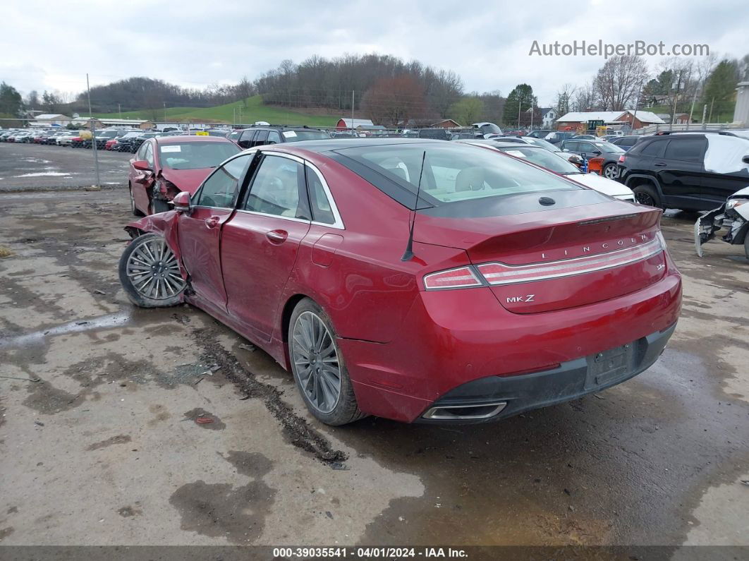 2014 Lincoln Mkz   Red vin: 3LN6L2JK0ER829974