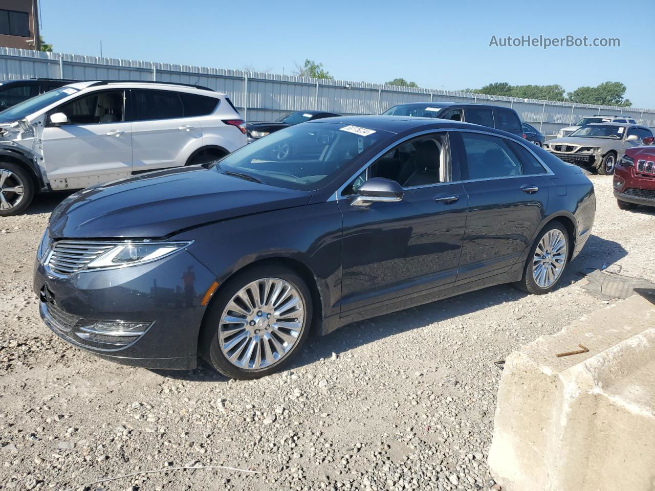 2014 Lincoln Mkz  Черный vin: 3LN6L2JK0ER835967