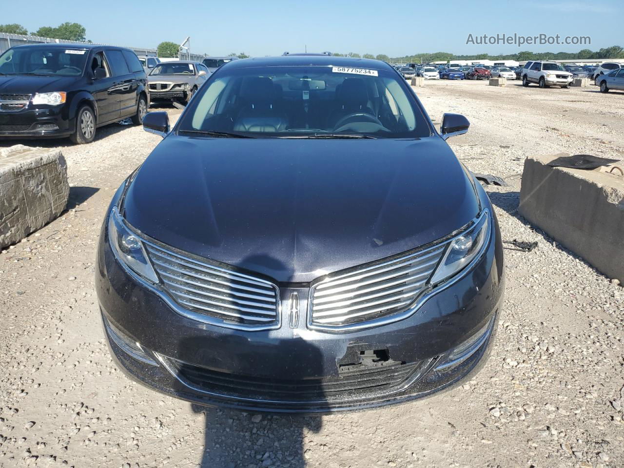 2014 Lincoln Mkz  Черный vin: 3LN6L2JK0ER835967