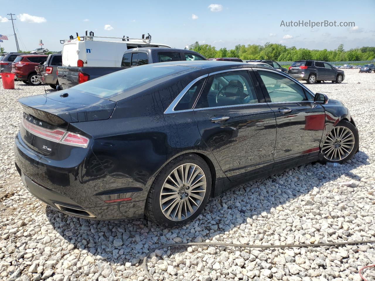 2014 Lincoln Mkz  Черный vin: 3LN6L2JK1ER802489