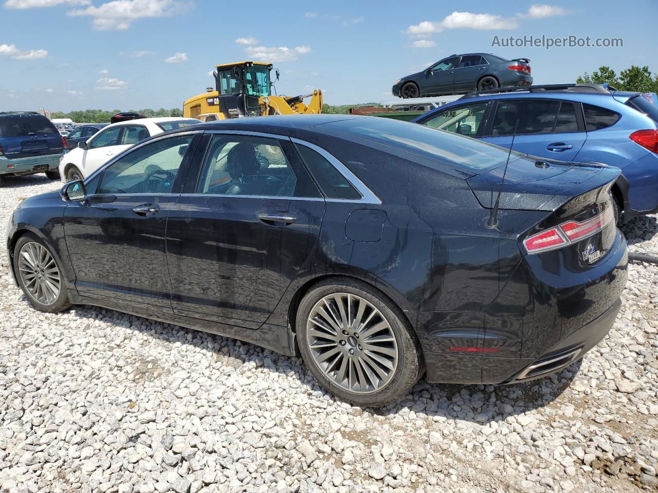 2014 Lincoln Mkz  Черный vin: 3LN6L2JK1ER802489