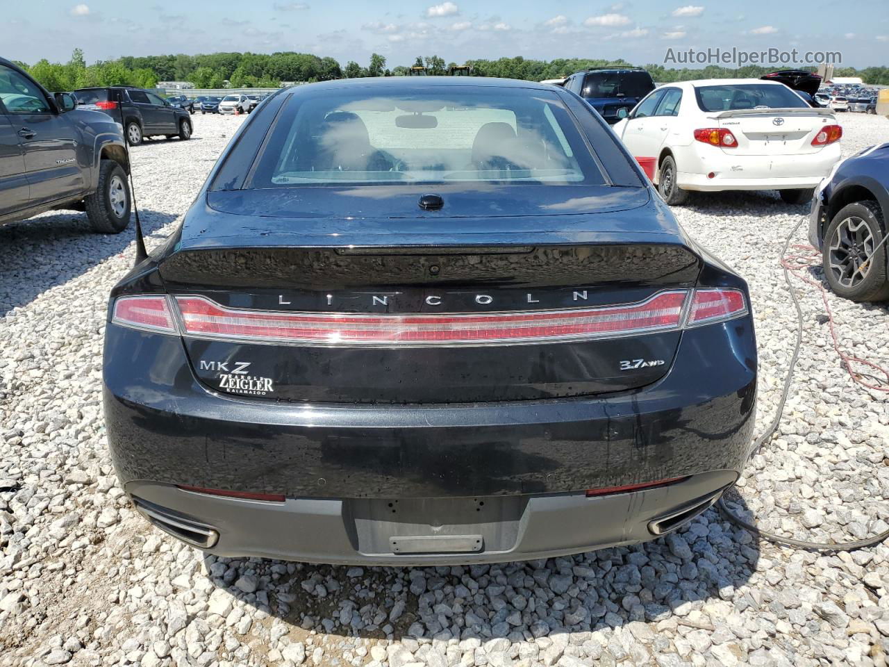 2014 Lincoln Mkz  Черный vin: 3LN6L2JK1ER802489