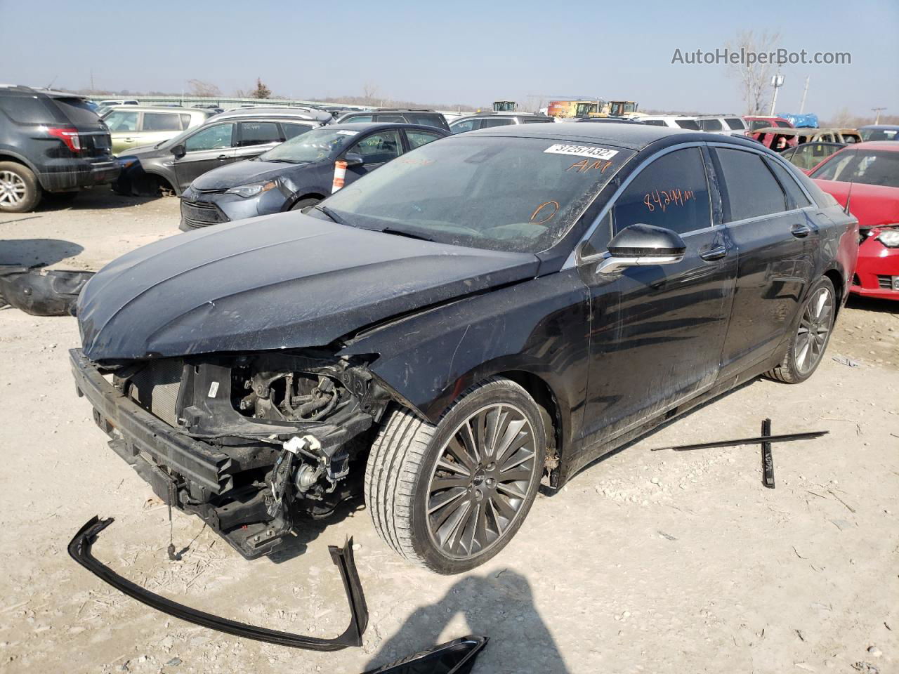 2014 Lincoln Mkz  Black vin: 3LN6L2JK1ER826050