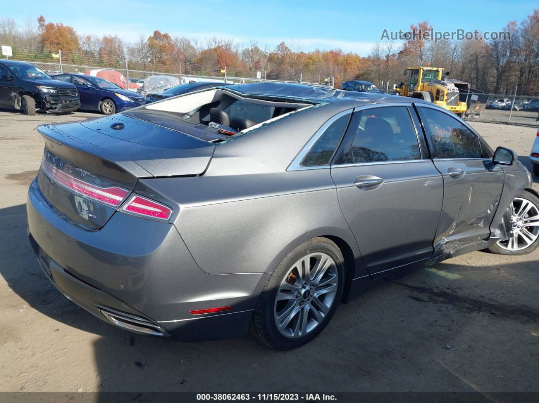 2014 Lincoln Mkz Gray vin: 3LN6L2JK3ER819147