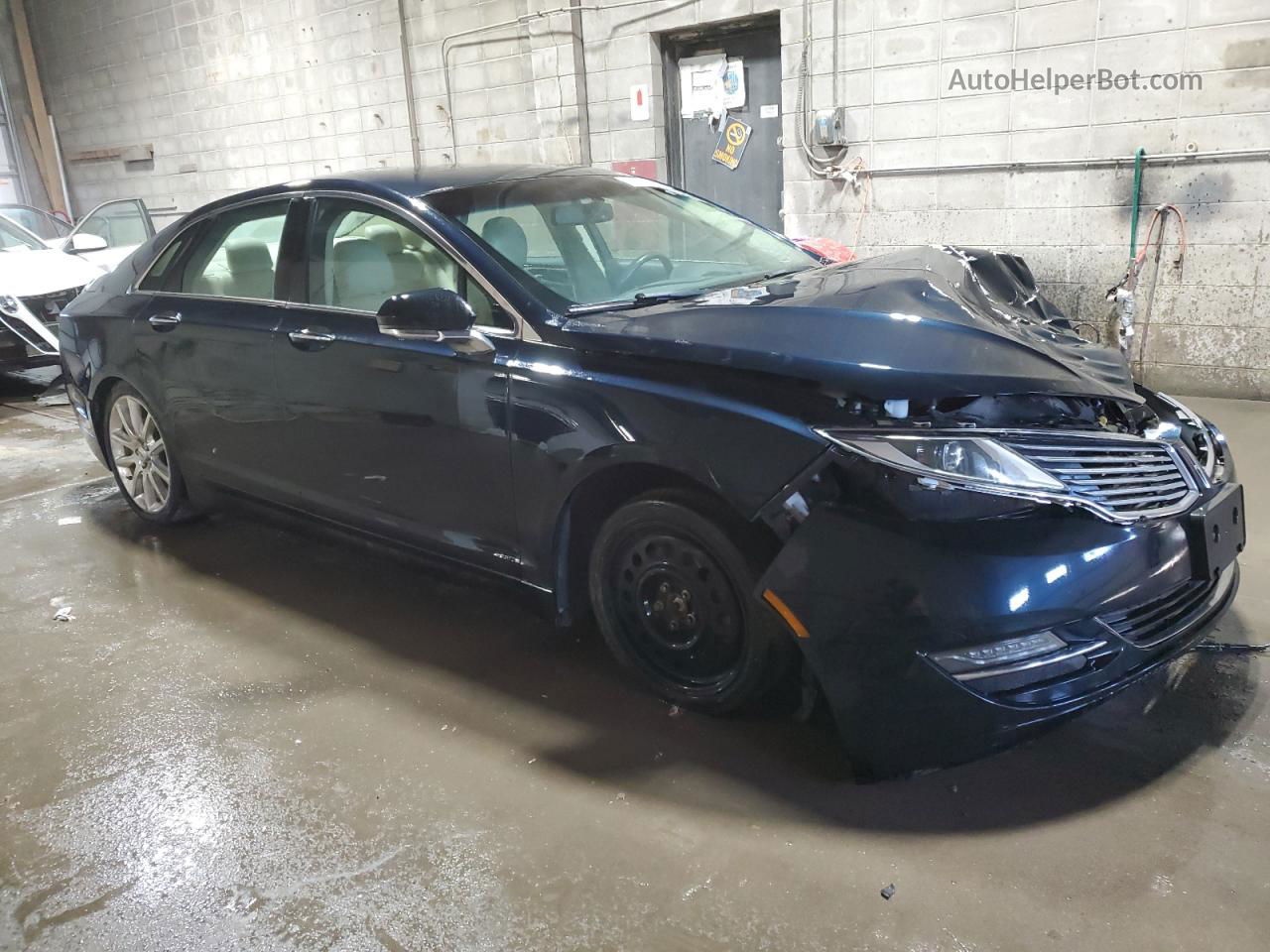 2014 Lincoln Mkz  Blue vin: 3LN6L2JK4ER822459