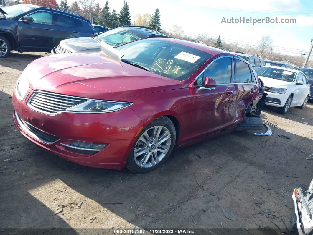 2014 Lincoln Mkz Красный vin: 3LN6L2JK4ER823739