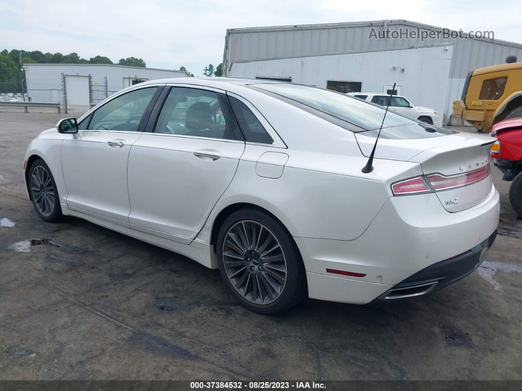 2014 Lincoln Mkz   White vin: 3LN6L2JK5ER819005