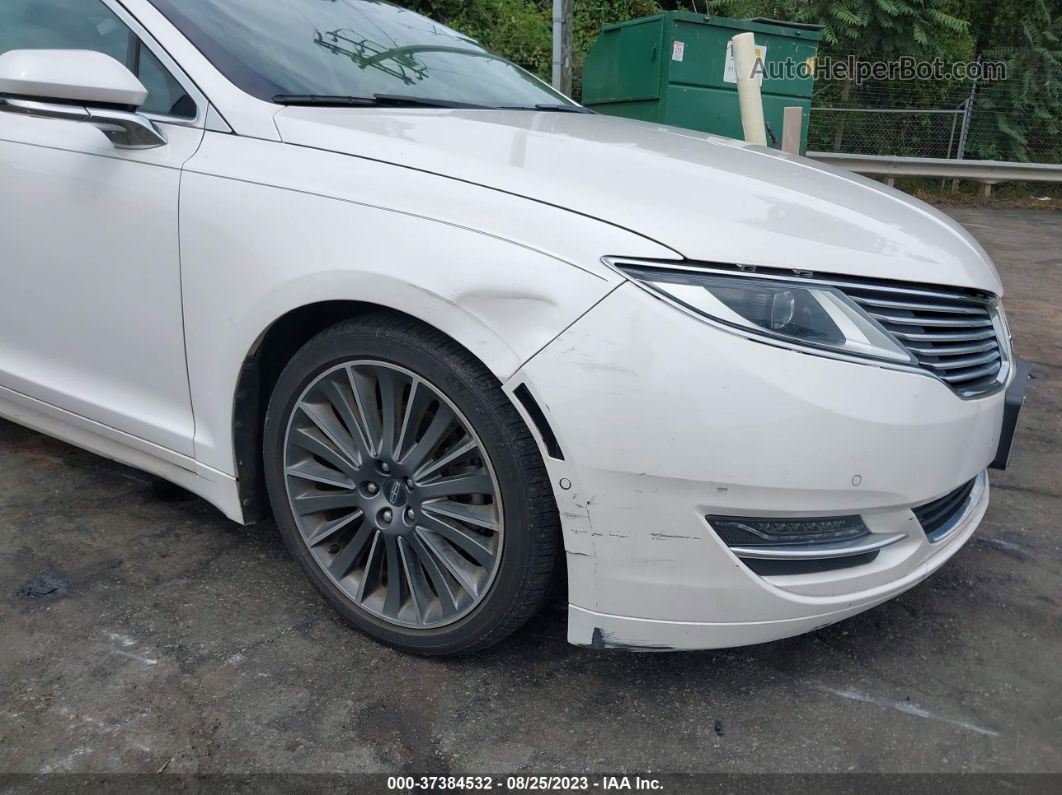 2014 Lincoln Mkz   White vin: 3LN6L2JK5ER819005